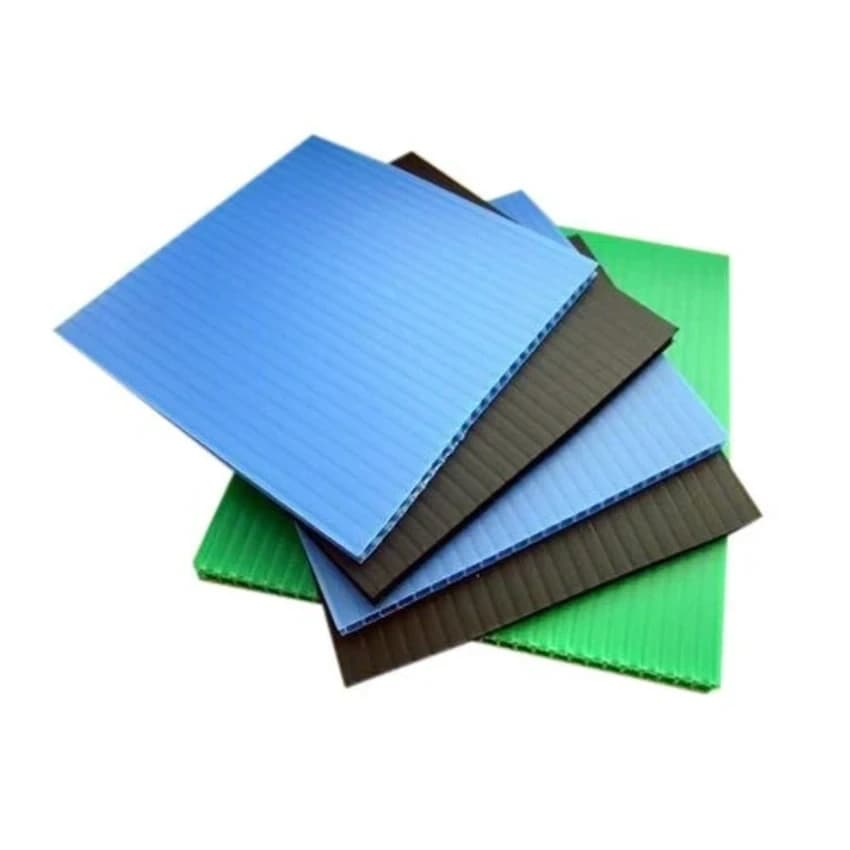 Blue, Black And Green Plain PP Tile Protection Sheet, Thickness: 2-5 mm