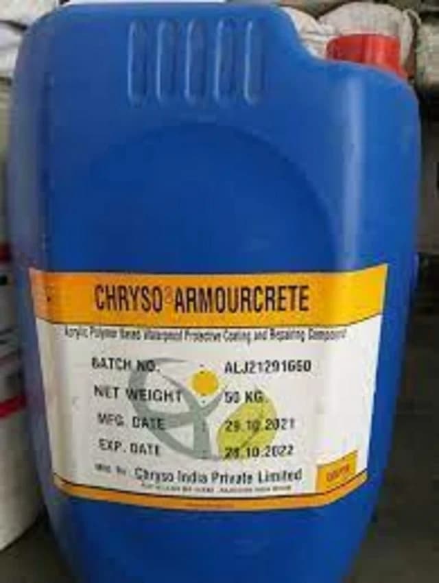 White Liquid Chryso Armour crete, Packaging Size: 20 kg & 50kg