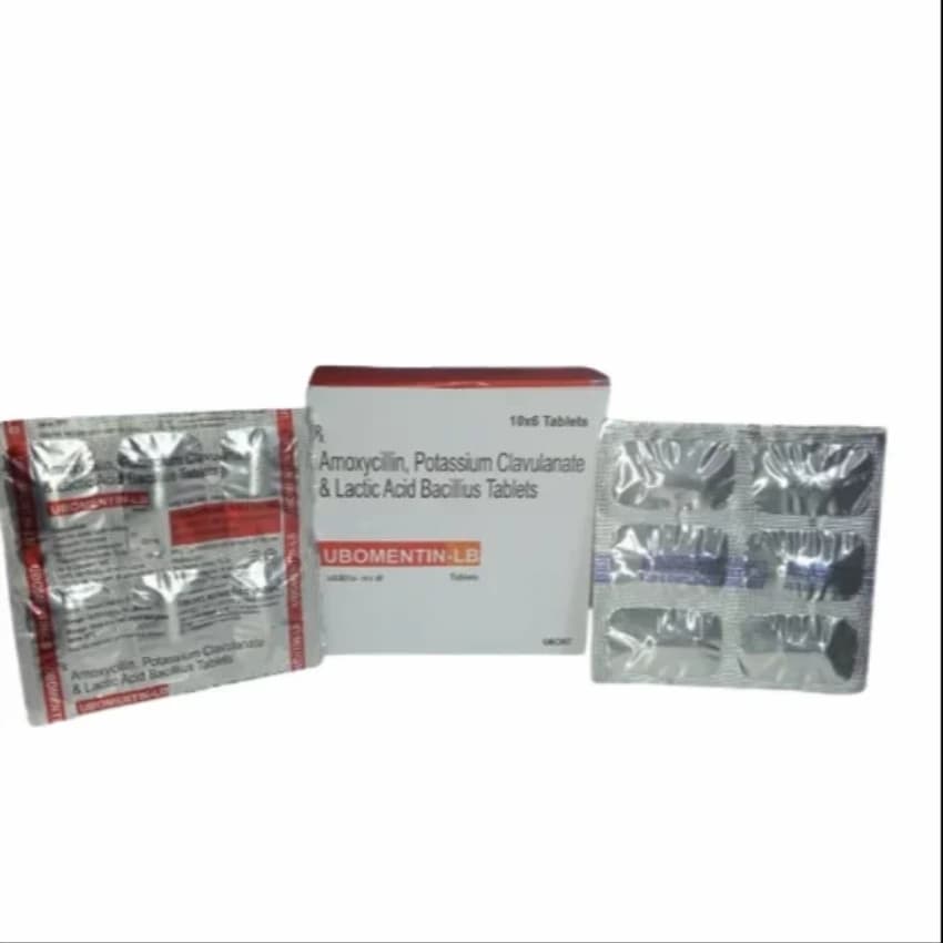 Amoxycillin Potassium 500mg Clavulanate Lactic Acid Bacillus 125mg Tablets