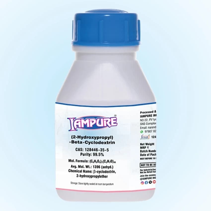 Hydroxypropyl Beta Cyclodextrin HPBCD (IP Grade, Drum Pack)