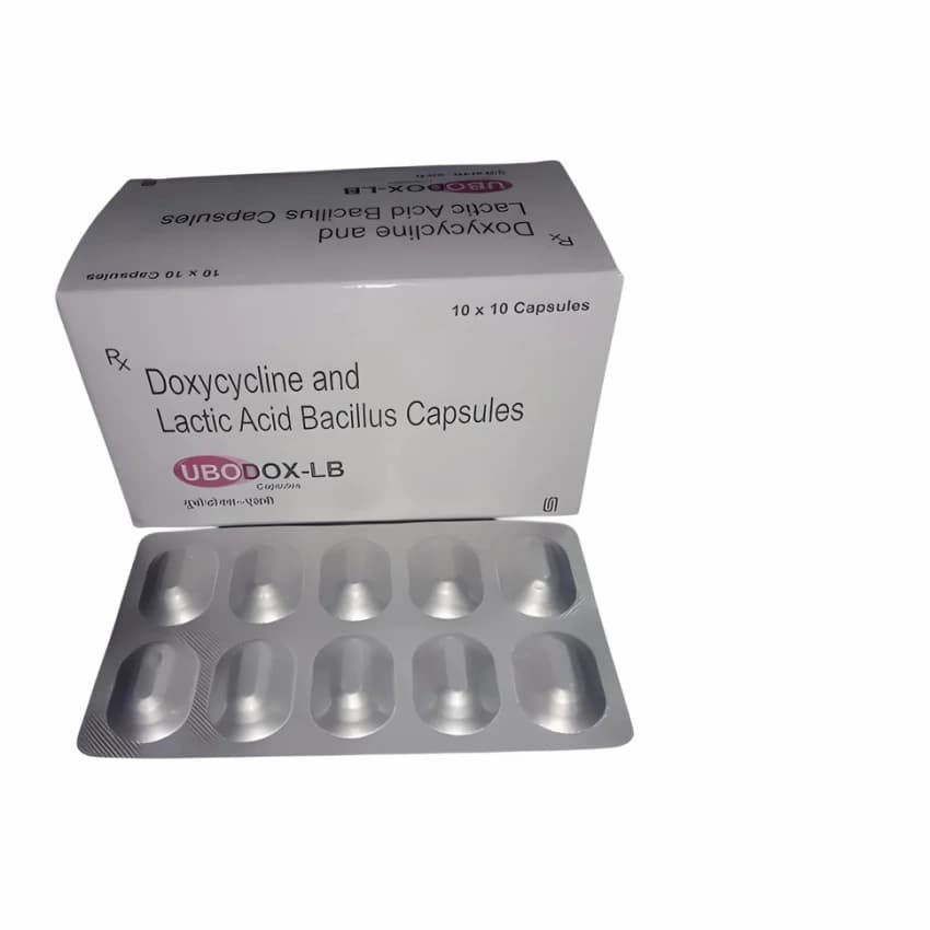 Doxycycline Lactic Acid Bacillus 100mg Capsules