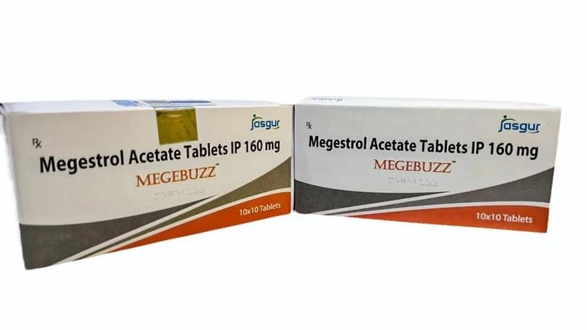 MEGEBUZZ Megestrol Acetate 160 Mg Tablet (10*10 Strips)