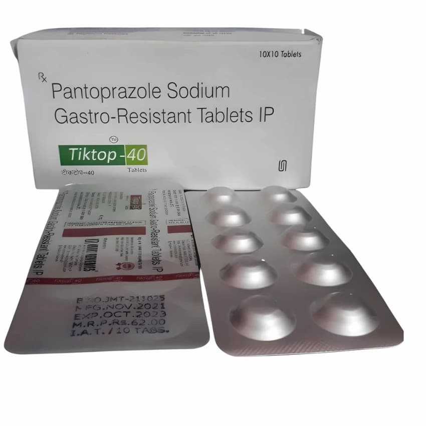 40mg Pantoprazole Sodium Gastro Resistant Tablets