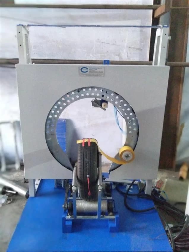 M.s. Structure Brass Coil Stretch Wrapping Machine, Automatic Grade: Automatic