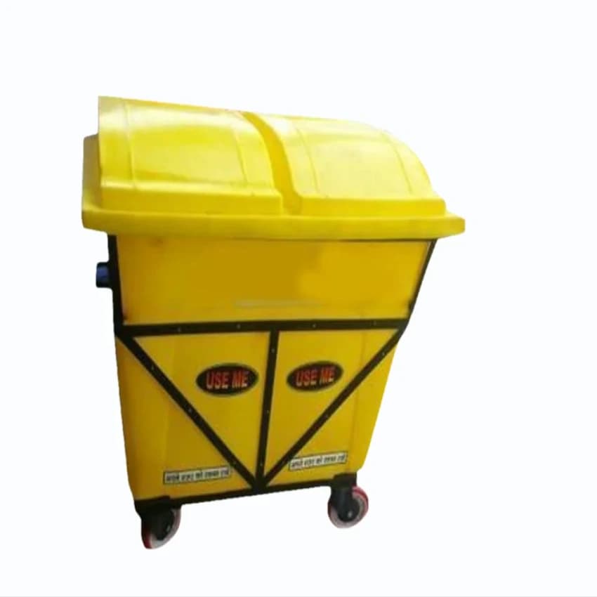 HV Engineering Plastic Garbage Box Trolley