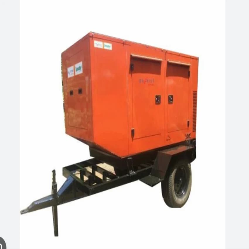 Portable Generator Set Trolley, For Industrial, Load Capacity: 2 Ton