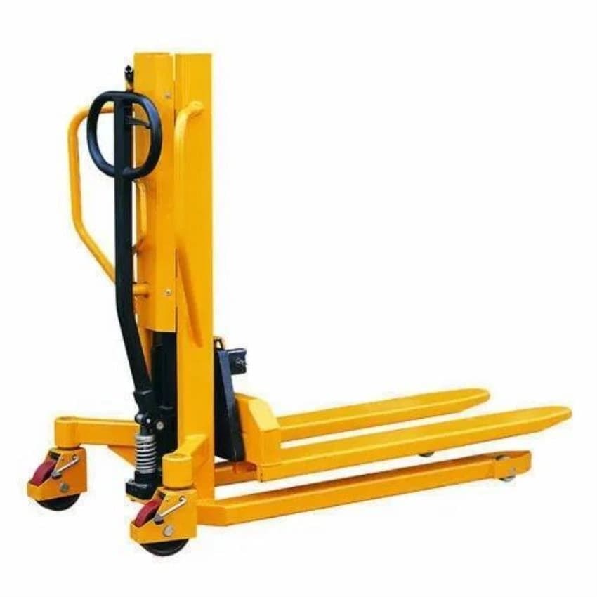 Solution Packaging Yellow Hydraulic Pallet Lifting Trolley