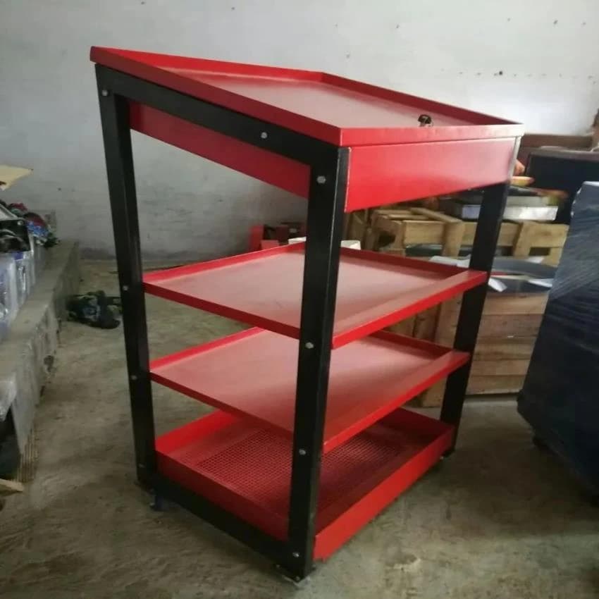 MechYantra Mild Steel Tools Box Trolley, Model Name/Number: MY/TT/500, Capacity: 500 Kg