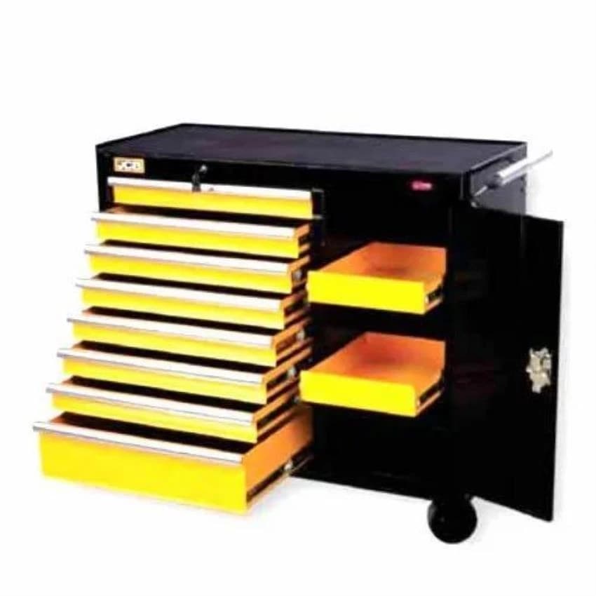 Plastic Vijay Engineers 9 Drawer Tool Trolley, For Industrial