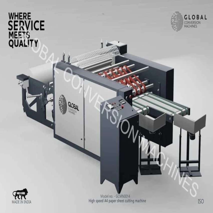 A4 copier ream manufacturing machine