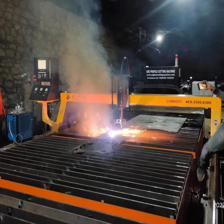 Heavy Duty Plasma Cutting Machine, Automation Grade: Fully Automatic