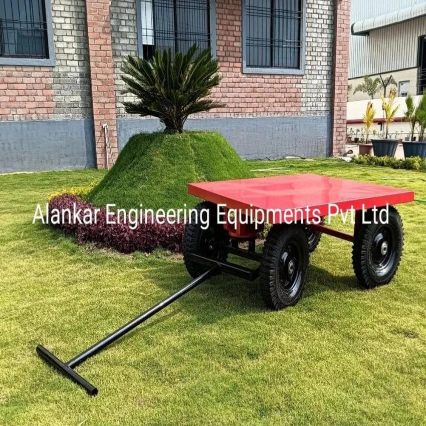 Mild Steel Paver Block Trolley, For Material Handling