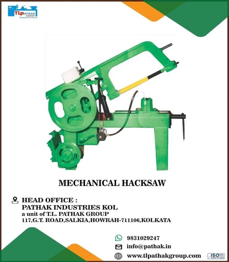 Mechanical Hacksaw Machine, Model Name/Number: MHS-7