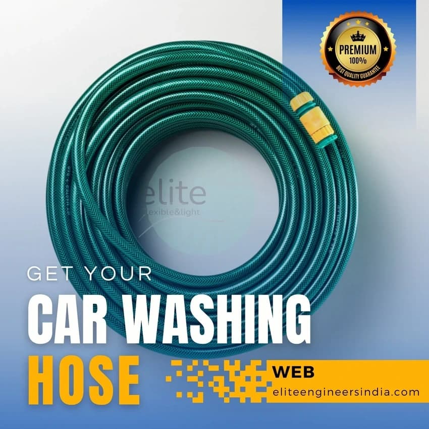Water Green Braided Pipes, Reinforcement: Single Wire Braid