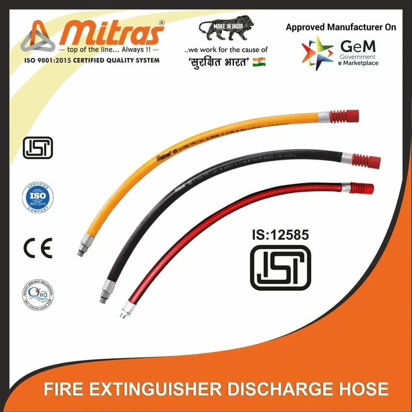 FIRE EXTINGUISHER DISCHARGE HOSE, thermoplastic