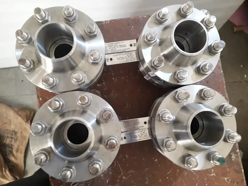Stainless Steel ASTM A105 Flange Assemblies, For Industrial, Size: Max. 32 Inch