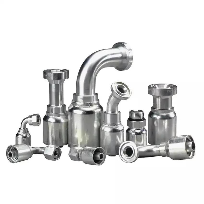 Ms steel nut nipple cap flange High Pressure Hose Fittings, For Hydraulic Pipe