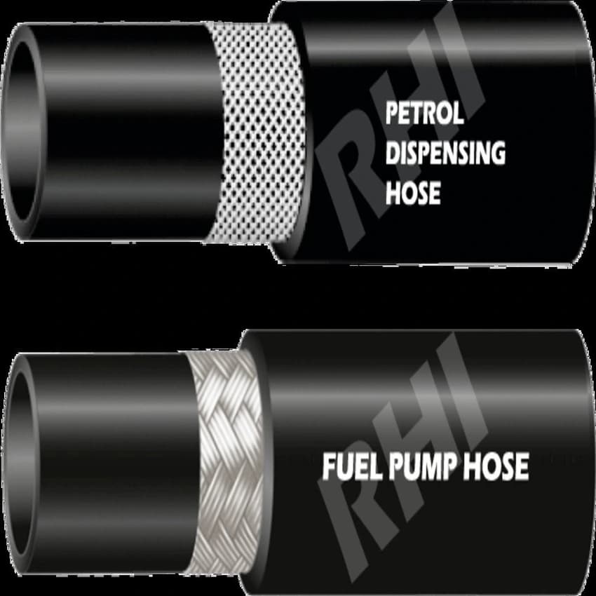 Black Petrol Hose Pipe