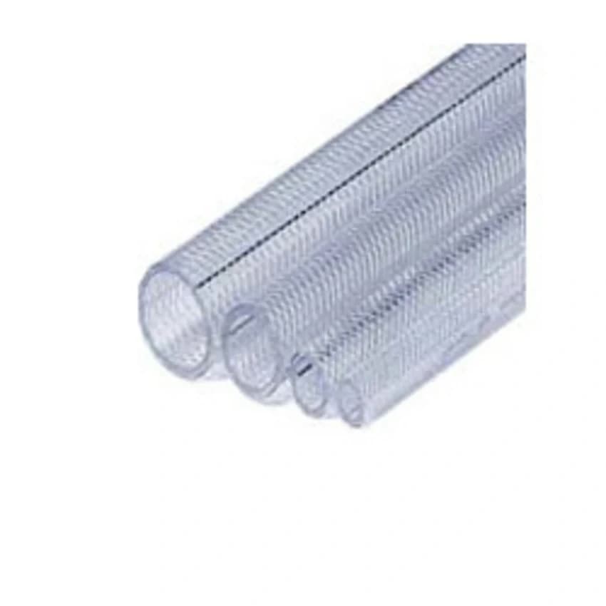 Transparent Stainless Steel Braided PVC Hose, Size/Diameter: 1""-2''''