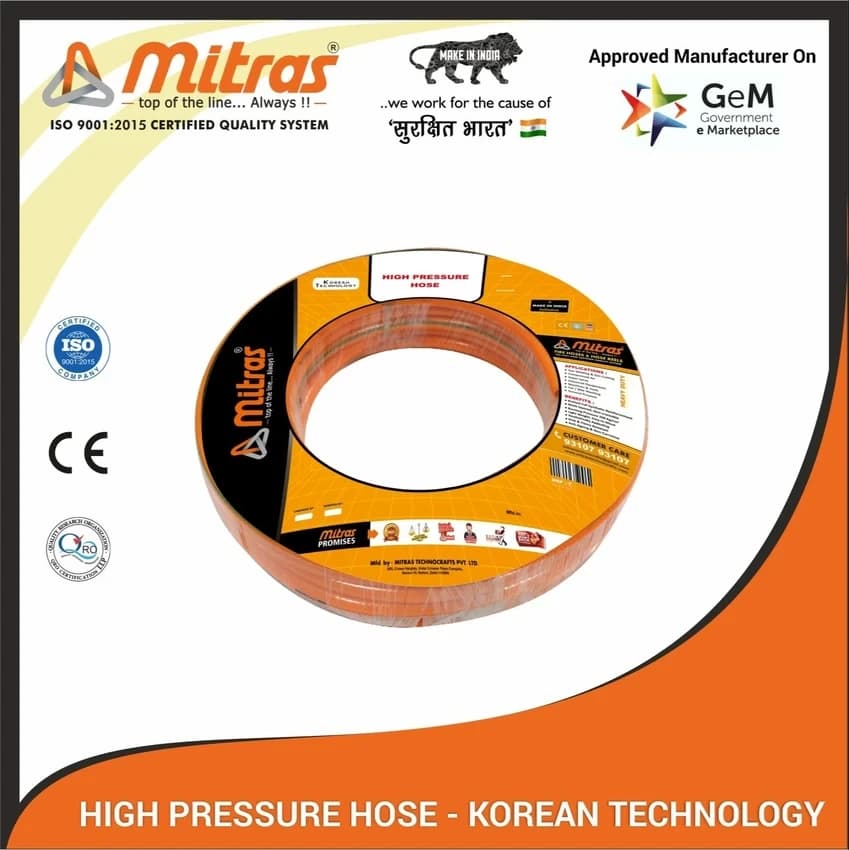 1/2 inch High Pressure Flexible Hose, For Water