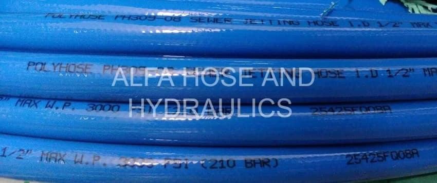 Polyhose PH309 Sewer Jet Hose 3000 PSI, 1/2""