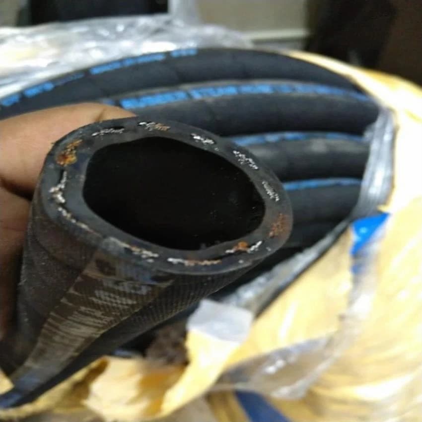 Black Rubber Steam Hose, 30m