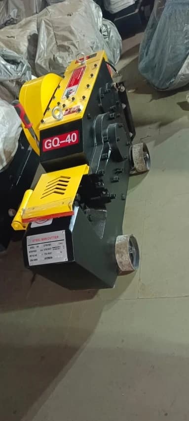 3 HP Mild Steel Bar Cutting Machine GQ 40, Capacity: 6-32mm