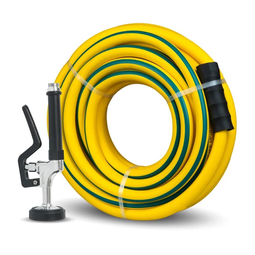 Zephyr Hybrid Pet Wash Hose Combo with Pre Rinse Gun (ZPET021) - Yellow, 19mm x 5Mtr