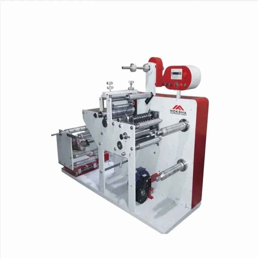 Rotate Craft Roll To Roll Plain Rotary Die Cutting With Online Slitting Machine