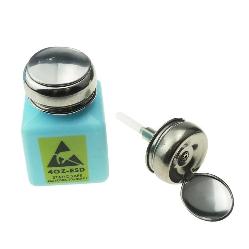 Globalss- ESD Safe Anti Static IPA/Flux Dispenser Bottle, Capacity: 120 ml