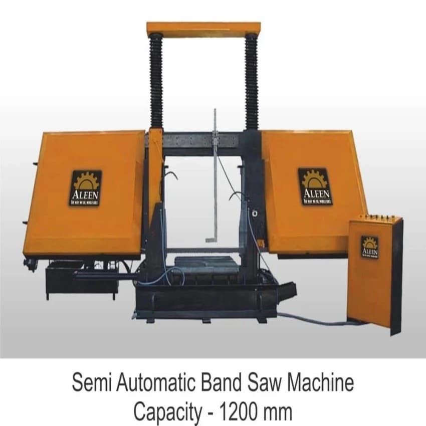 Mild Steel 1200mm Semi Automatic Metal Band Saw Machine, 440 V