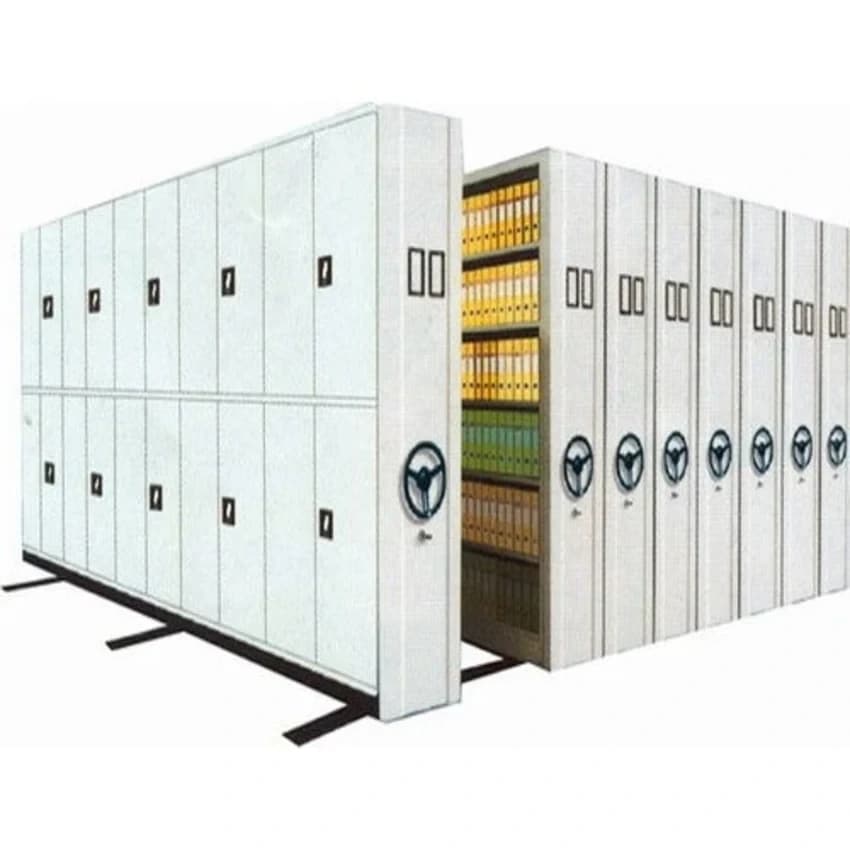 Beeco Filing Cabinet Mobile Storage Rack, Load per Layer: 100 kg