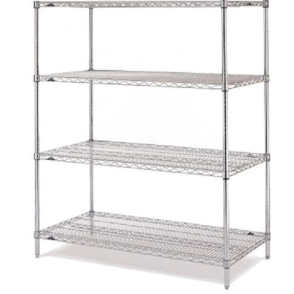 4 TIER Wire Mesh Shelving