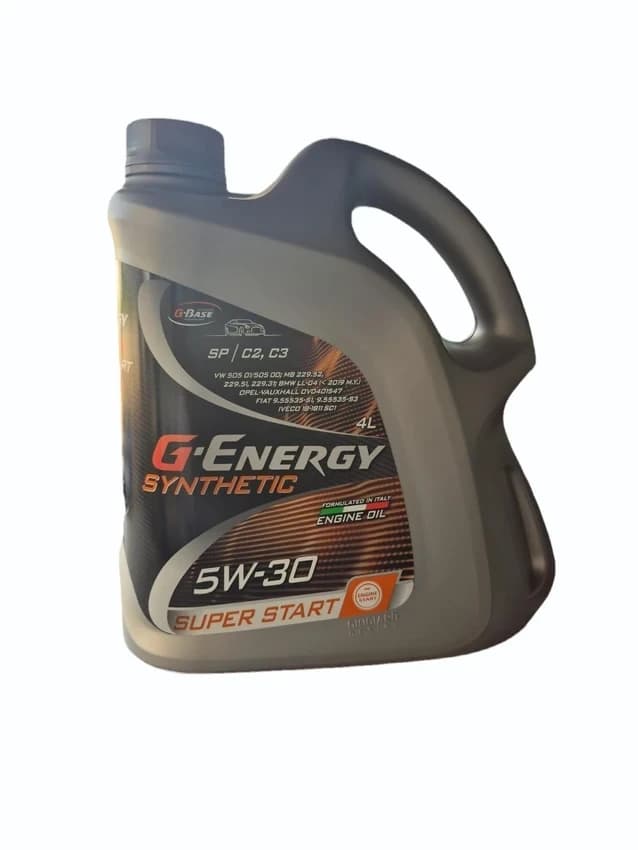 4 Litre G Energy Super Start 5W30 Engine Oil