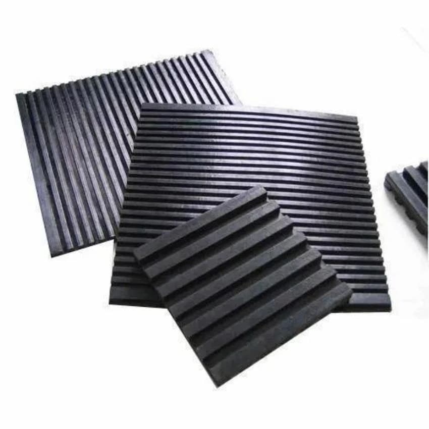 Black Anti Vibration Rubber Pad