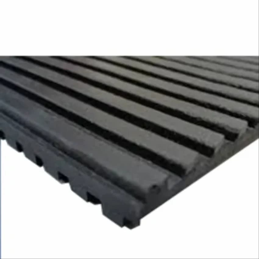 Black Anti Vibration Rubber Sheet, For Industrial, Thickness: 2-50 Mm