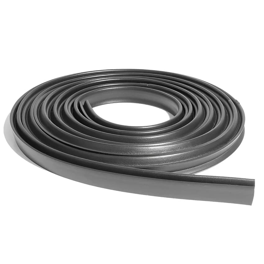Black Rubber Beading, T-Shape