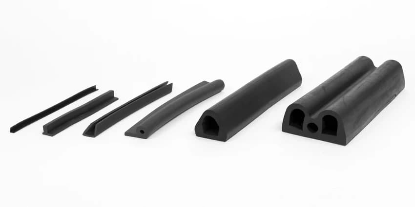 Black Round Viton Rubber Profile, Packaging Type: Box