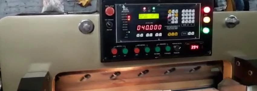Mk Trader Automatic Programmable Paper Cutting Machines, 43"