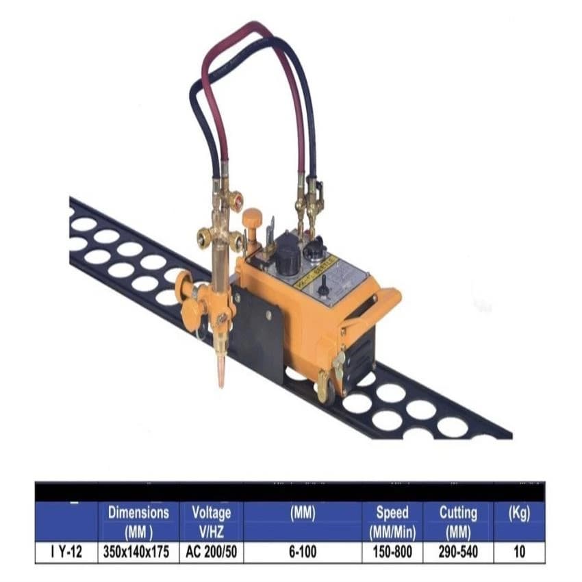 Alpha Mild Steel Portable Heavy Duty Gas Cutting Machine, 1400 mm, Model Name/Number: AK-12