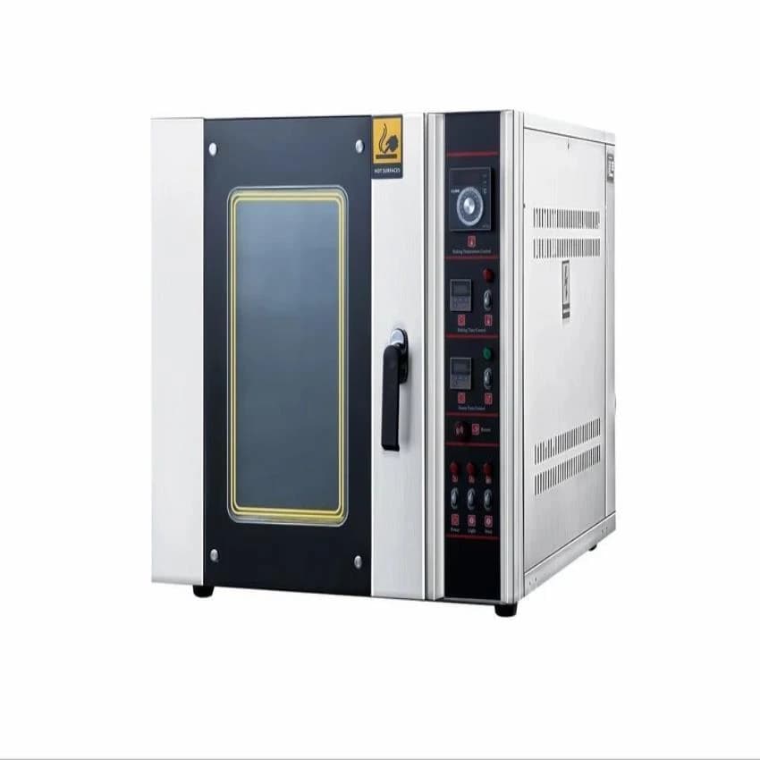 Stainless Steel 5 Trays Electric Hot Air Convention Oven
