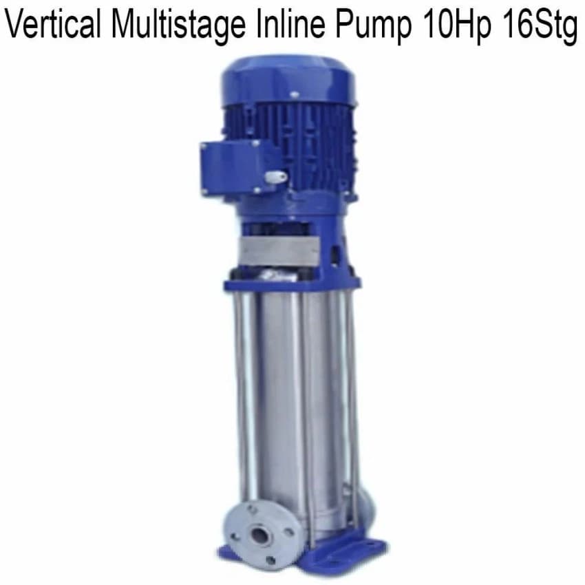 10 HP Vertical Multistage Inline Pump, Max Flow Rate(Litre/Hr): 100 LPH, Max Flow Rate: 50m3/hr