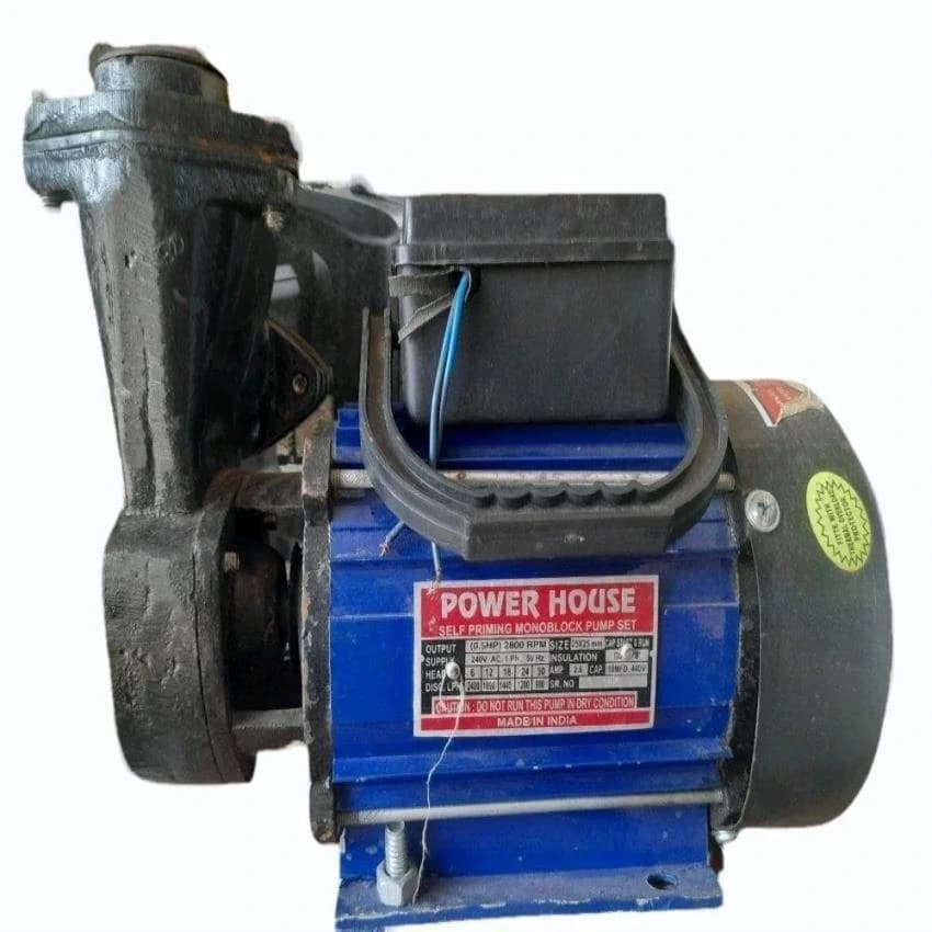 Power House Heavy Duty Self Priming Monoblock Pump Set, Power: 0.5 HP