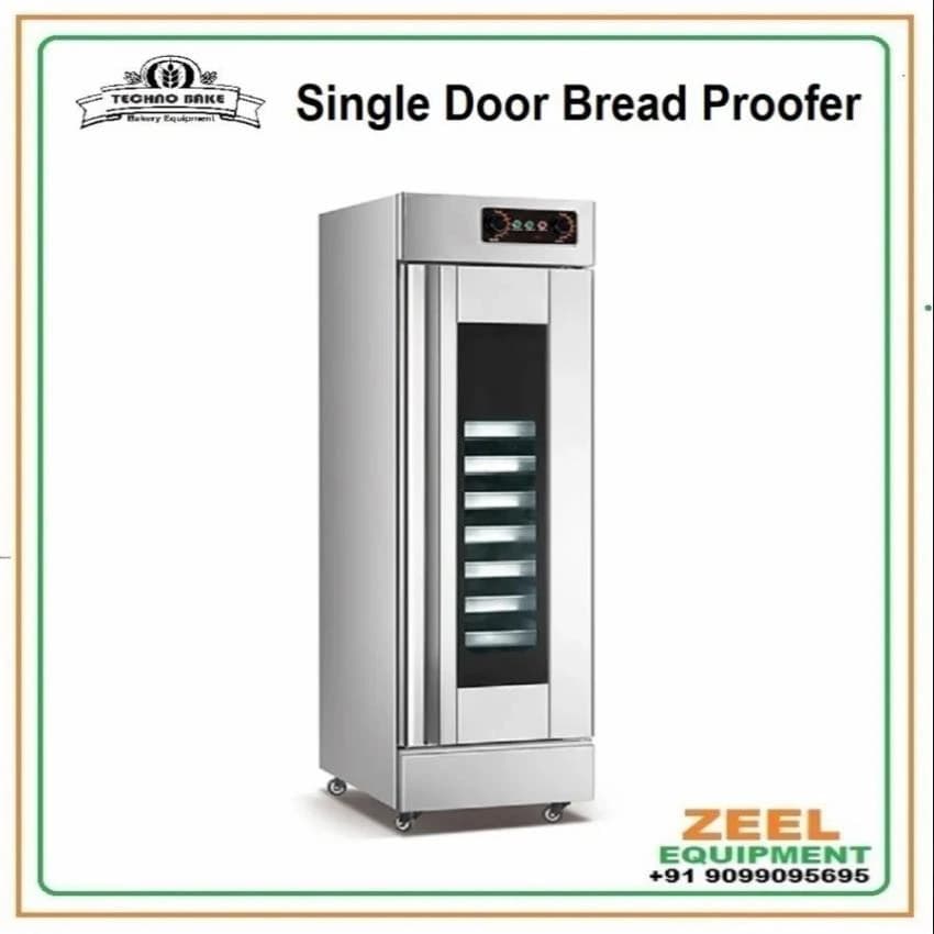 Electric Stainless Steel Single Door Bread Proofer for Bakery, Capacity: 13 Tray