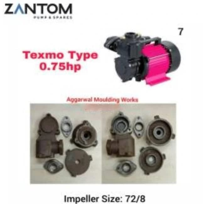 AMW Cast Iron Self Priming Monoblock Pump TexmoType Casting, 0.75 HP, 4.5 Kilogram