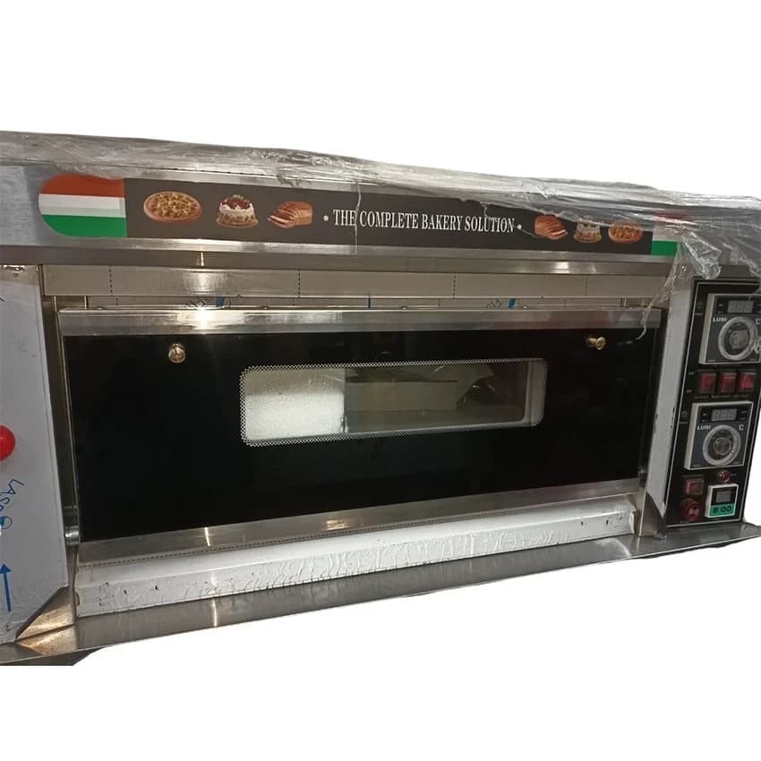 1 Deck Stainless Steel Bakery Oven electric, Number of Trays: 2