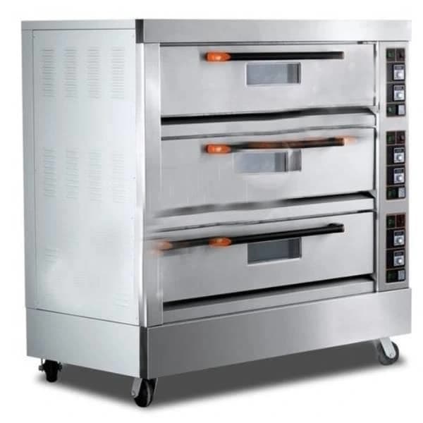 3 Deck 9 Tray Electric Deck Oven