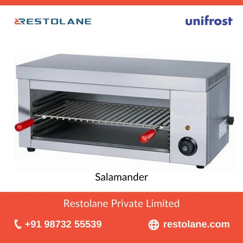 Commercial Silver Unifrost Electric Salamander, For Restaurant