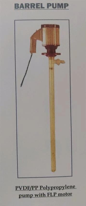 Pvdf Motorised Barrel Pumps
