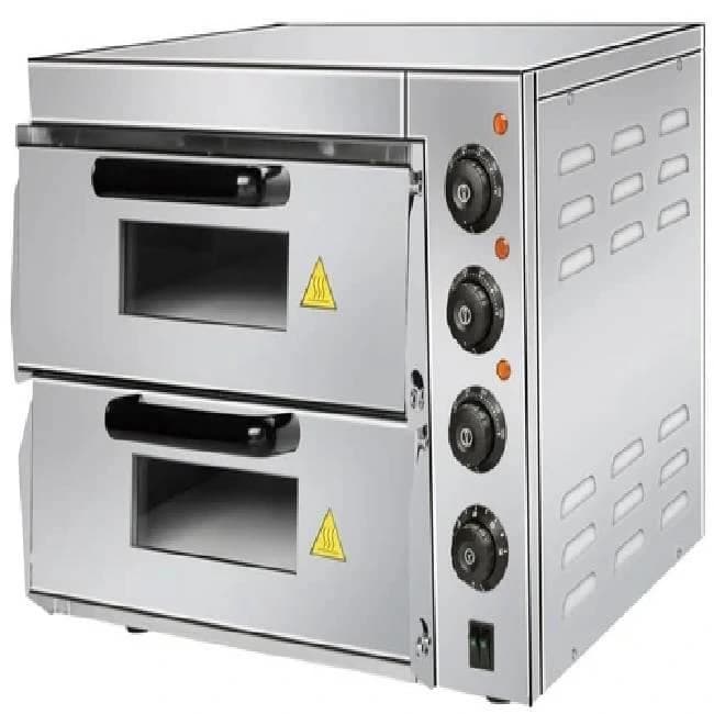 Double Deck Stone Base Pizza Oven
